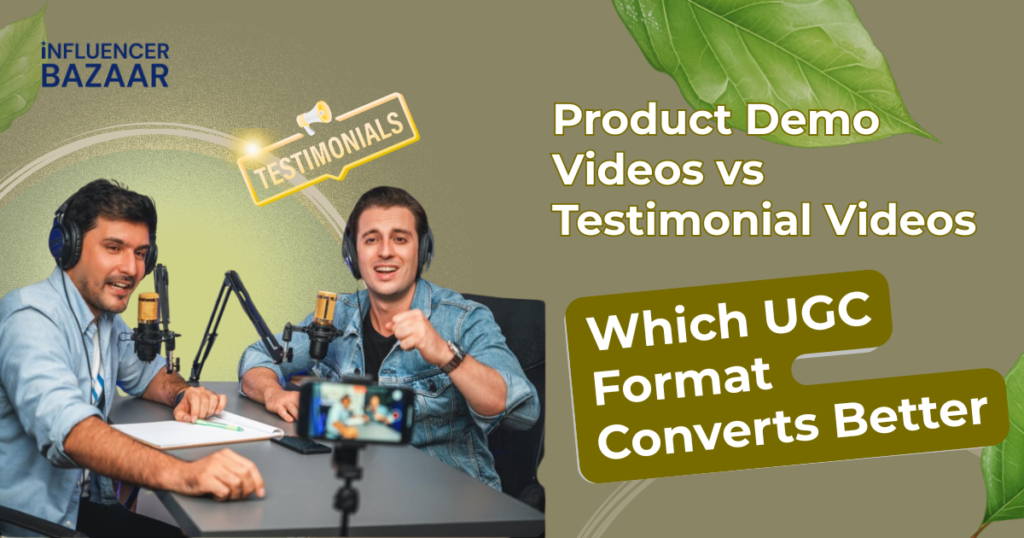 demo video vs testimonial